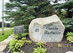 20 Castle Harbour rock after engraving